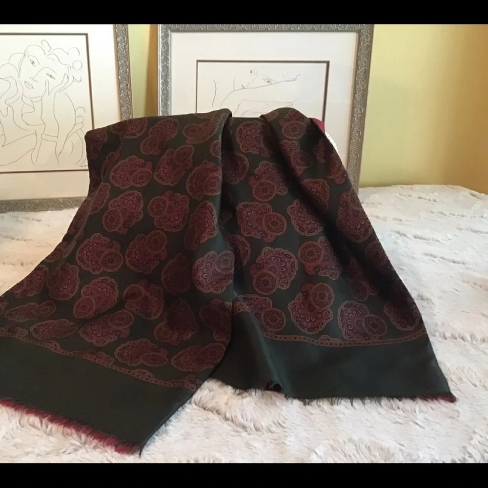 Vintage Scarf Reversible